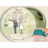  Младоженци Болди в Цветове по Избор :: Сватбени Огледалца #07-8